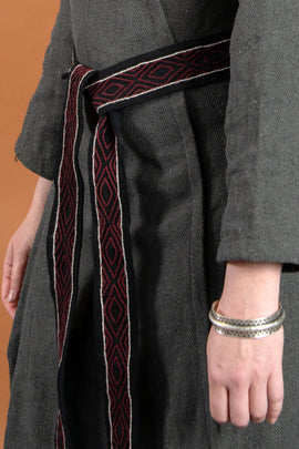 Viking riem Caja, zwart, 235 cm