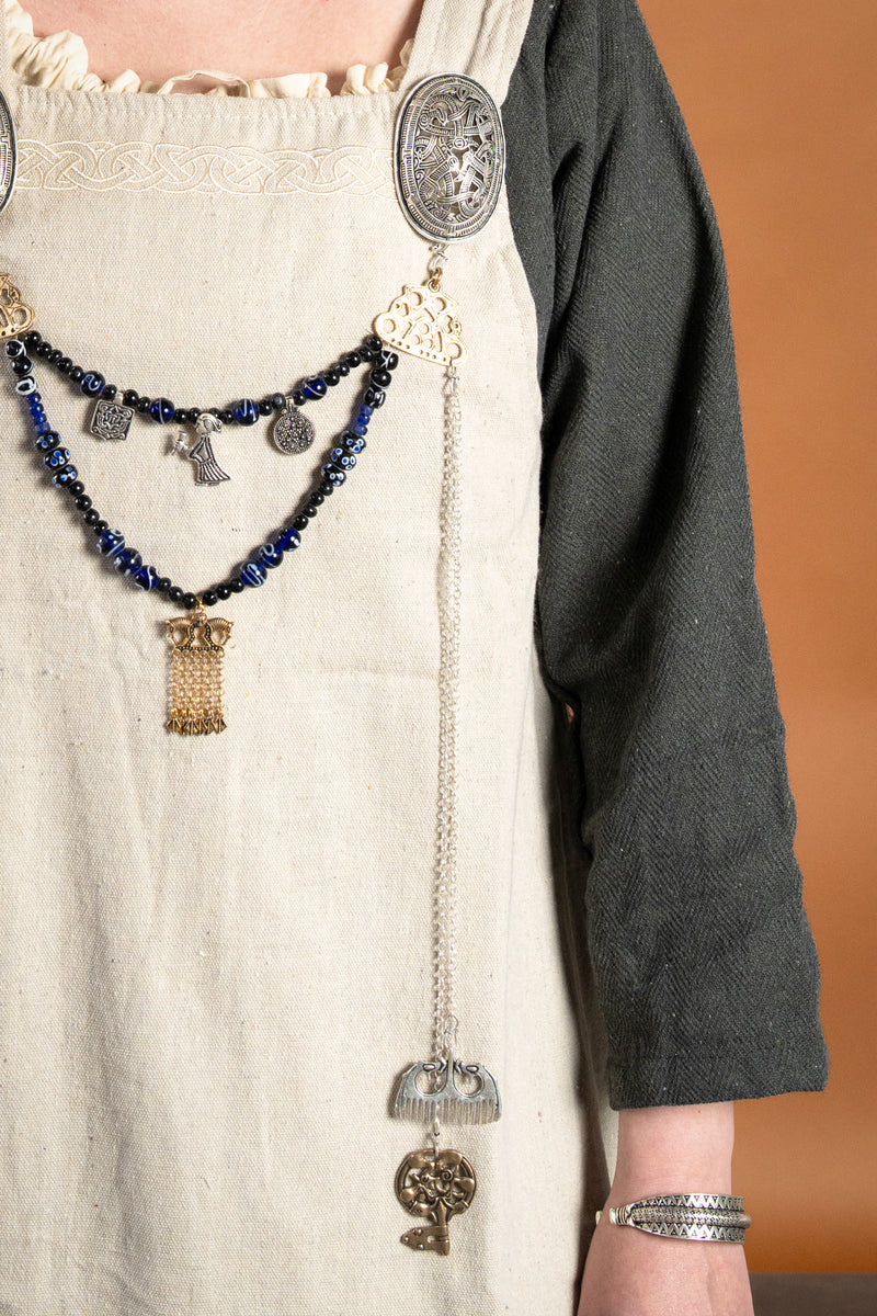 Collana vichinga, bronzo argentato 