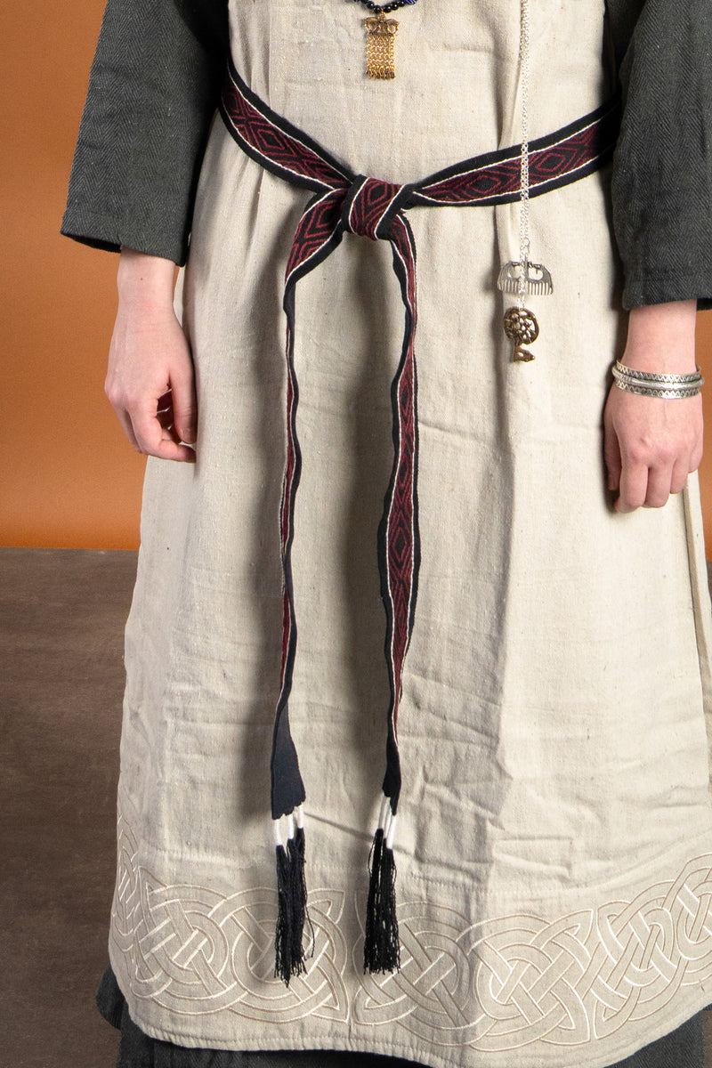 Viking riem Caja, zwart, 235 cm