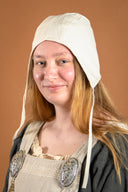 Capuche médiévale-Renaissance Gouda, naturel 