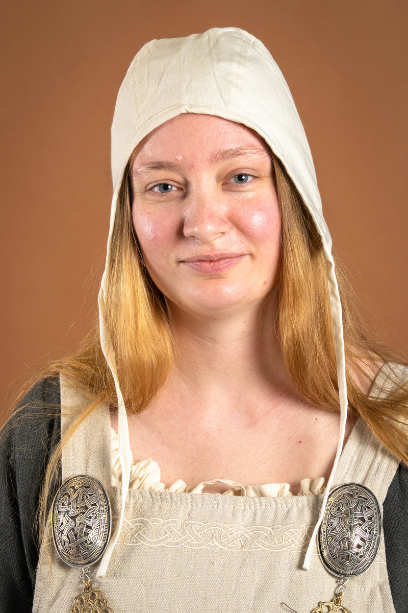 Capuche médiévale-Renaissance Gouda, naturel 