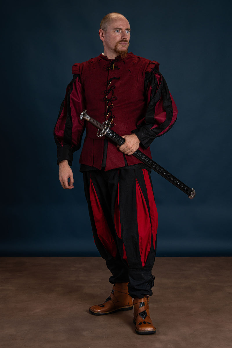 Doublet Columbus, rood, wolmix