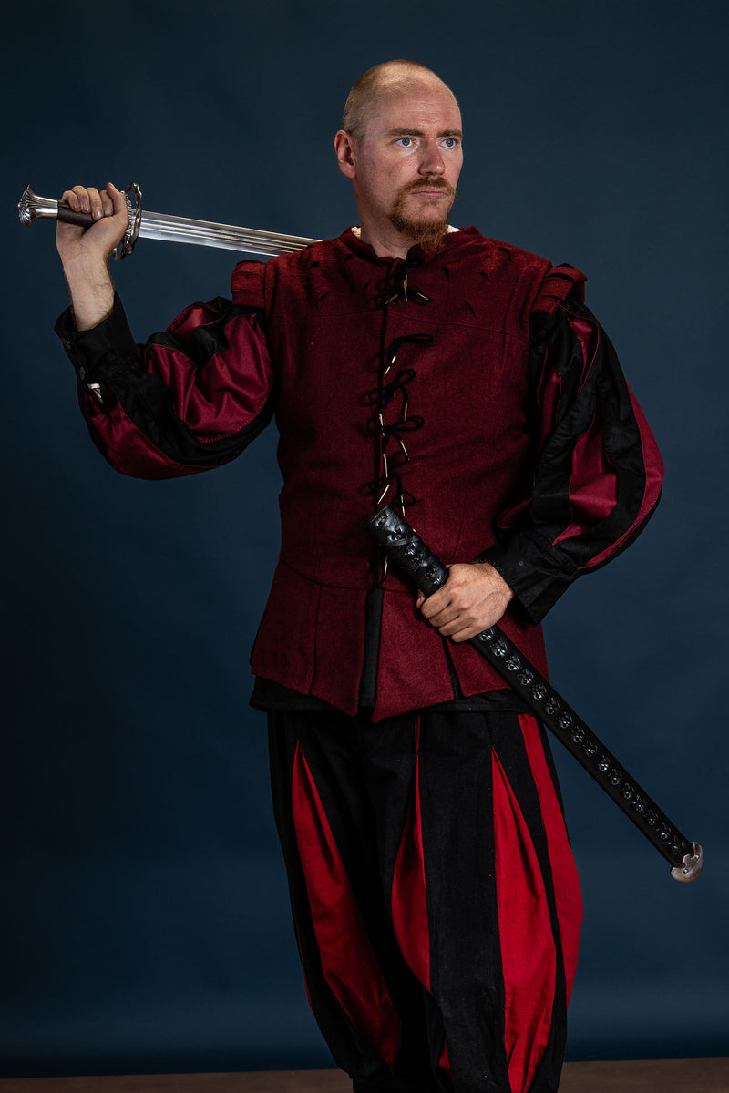 Doublet Columbus, rood, wolmix