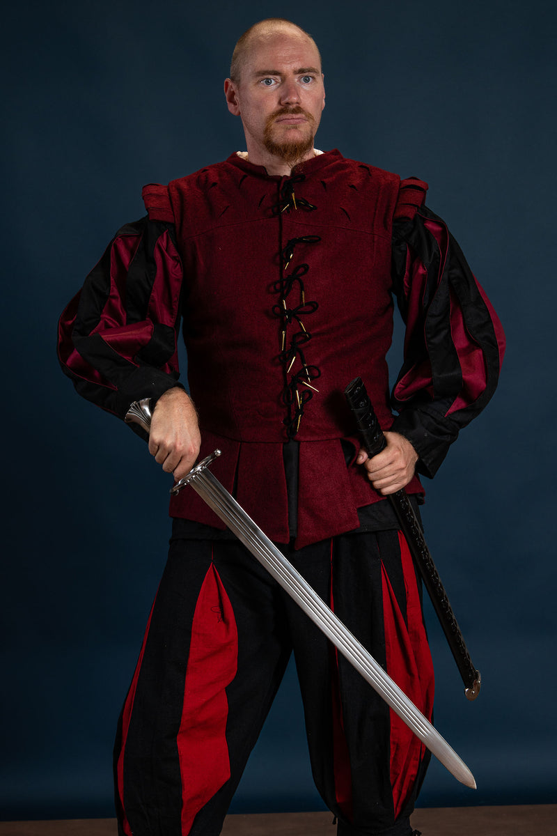 Doublet Columbus, rood, wolmix