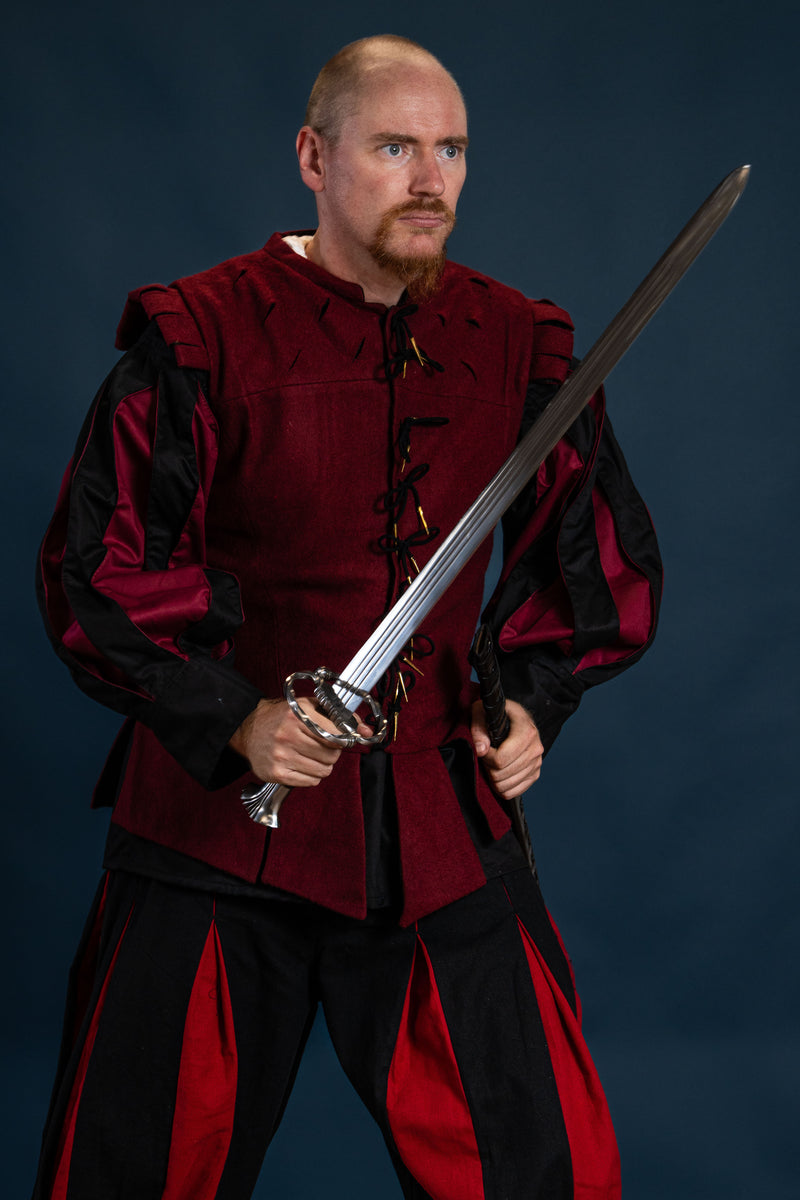 Doublet Columbus, rood, wolmix