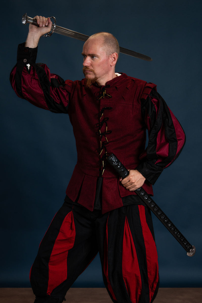 Doublet Columbus, rood, wolmix