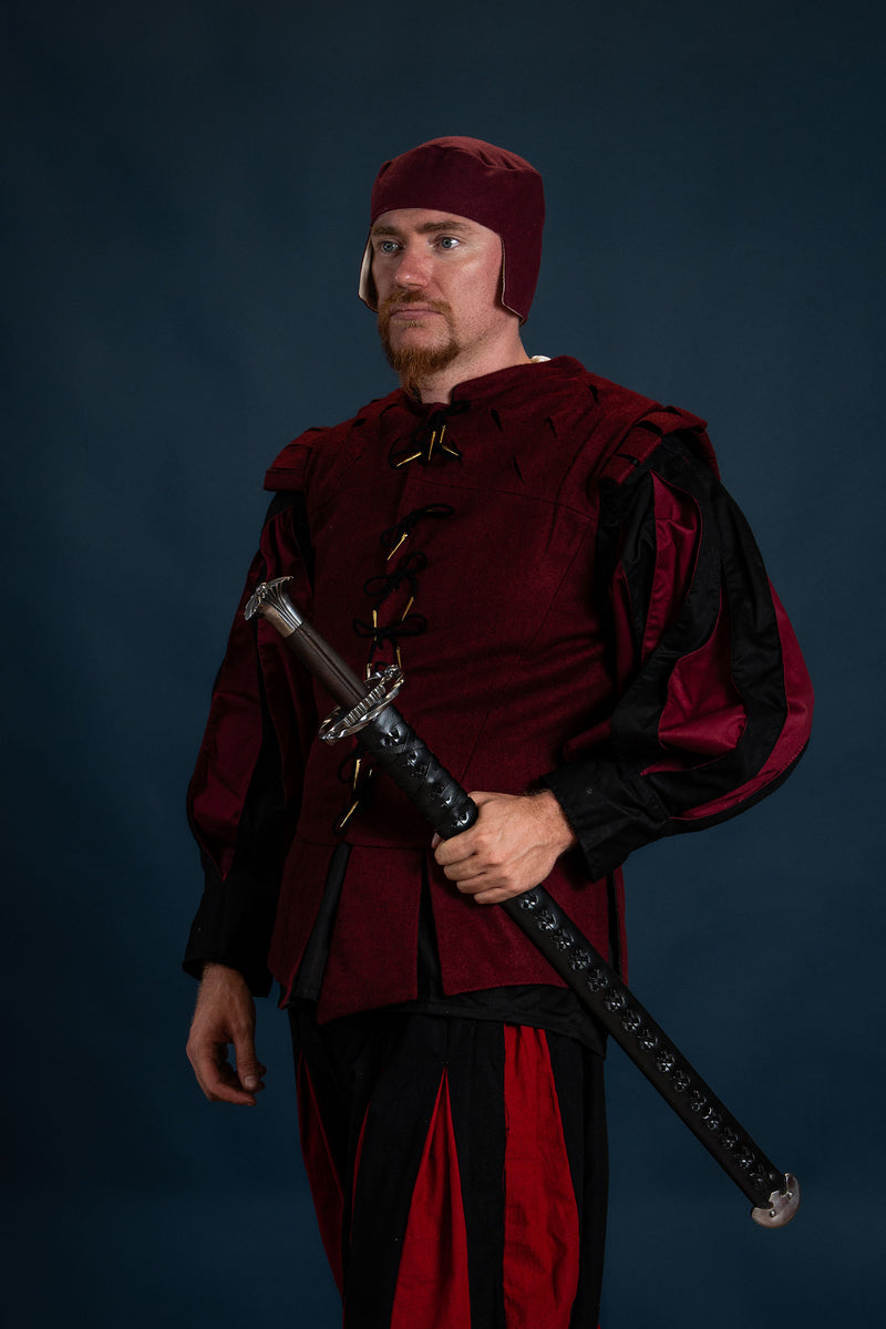 Renaissance muts Rafael, wolmix, rood