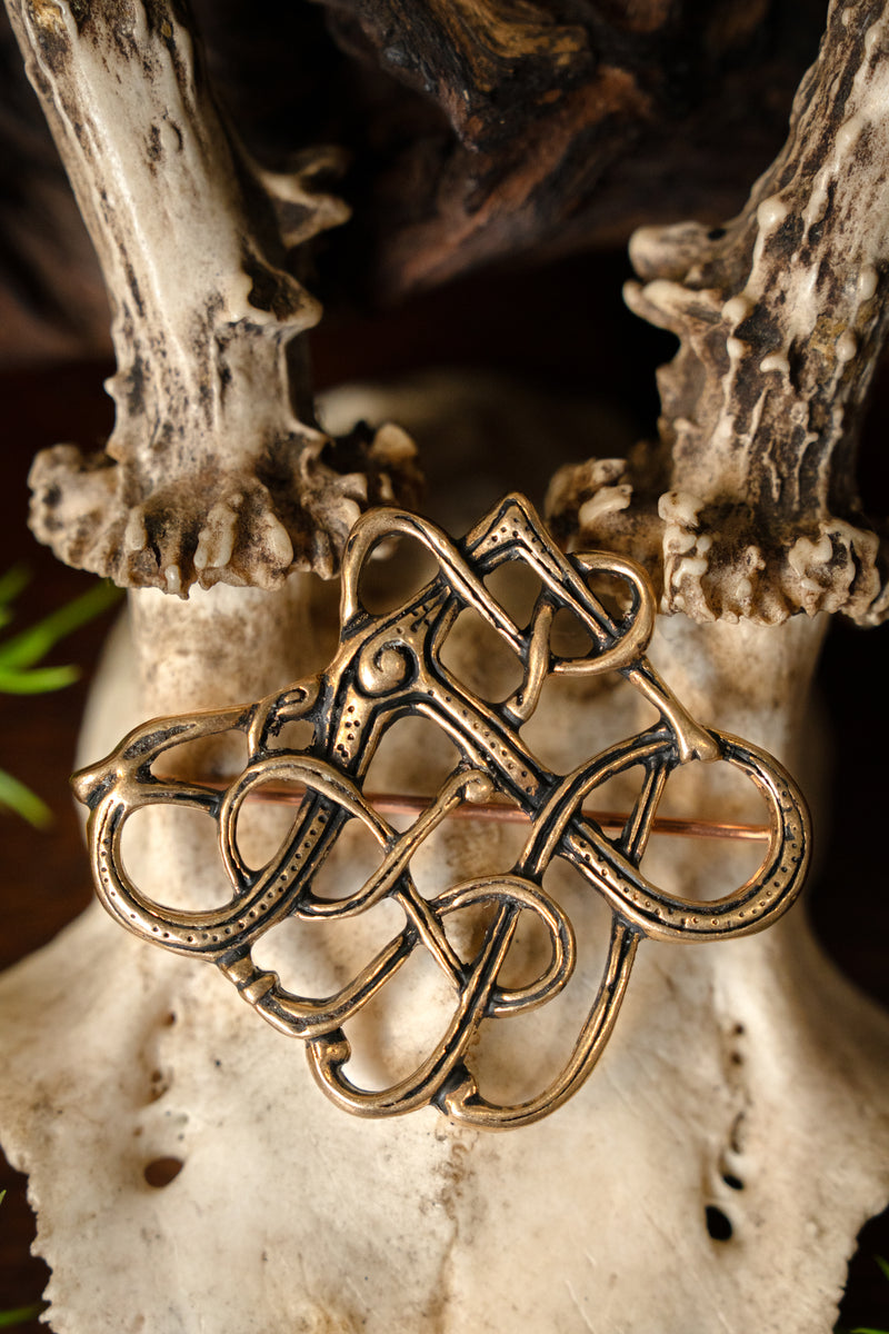 Vikingbroche Trollaskogur, bronze 