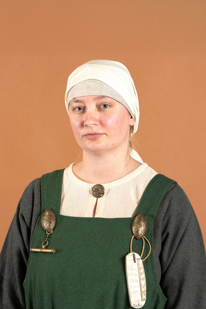 Repliche storiche foulard base, lino, naturale 