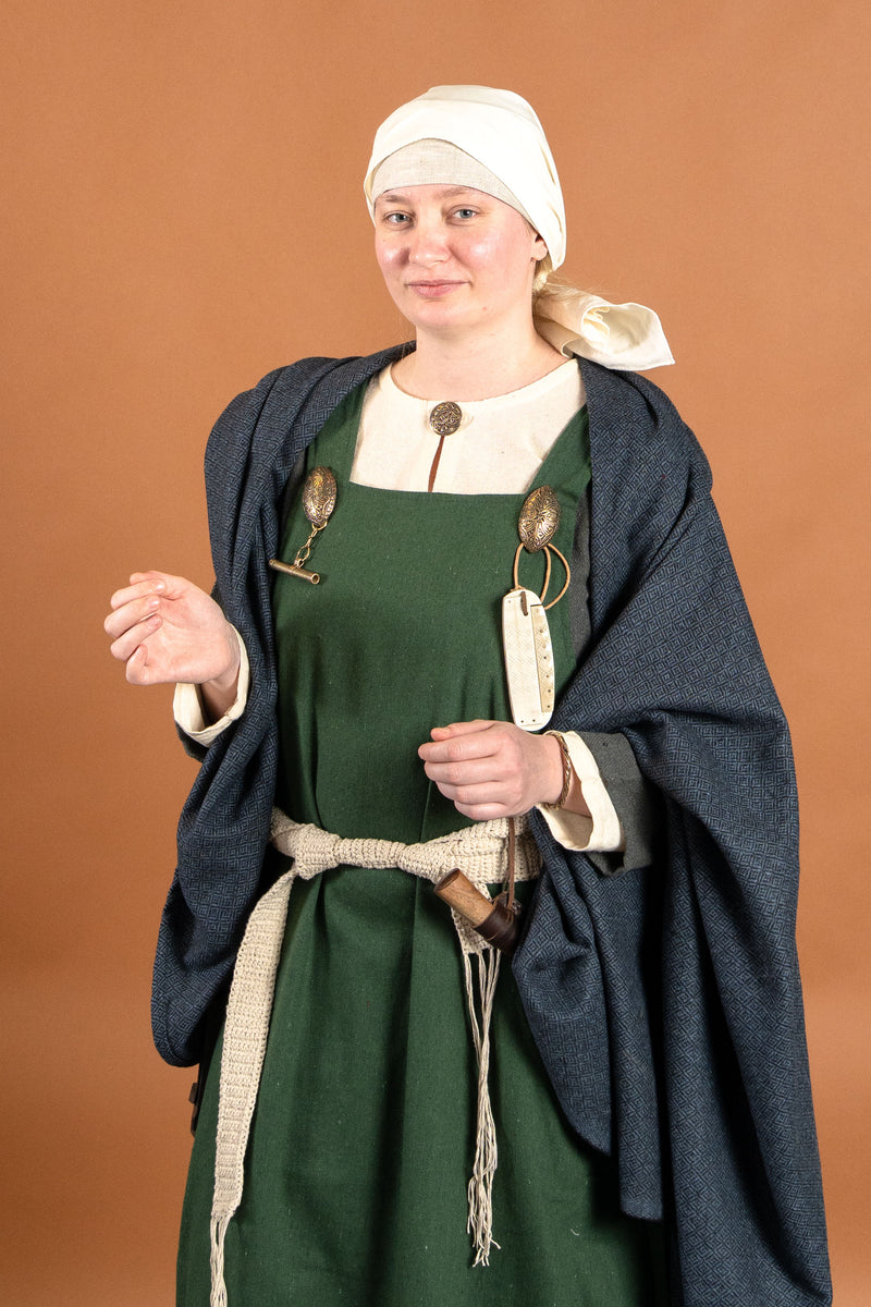 Historische hoofddoek basis, linnen, naturel