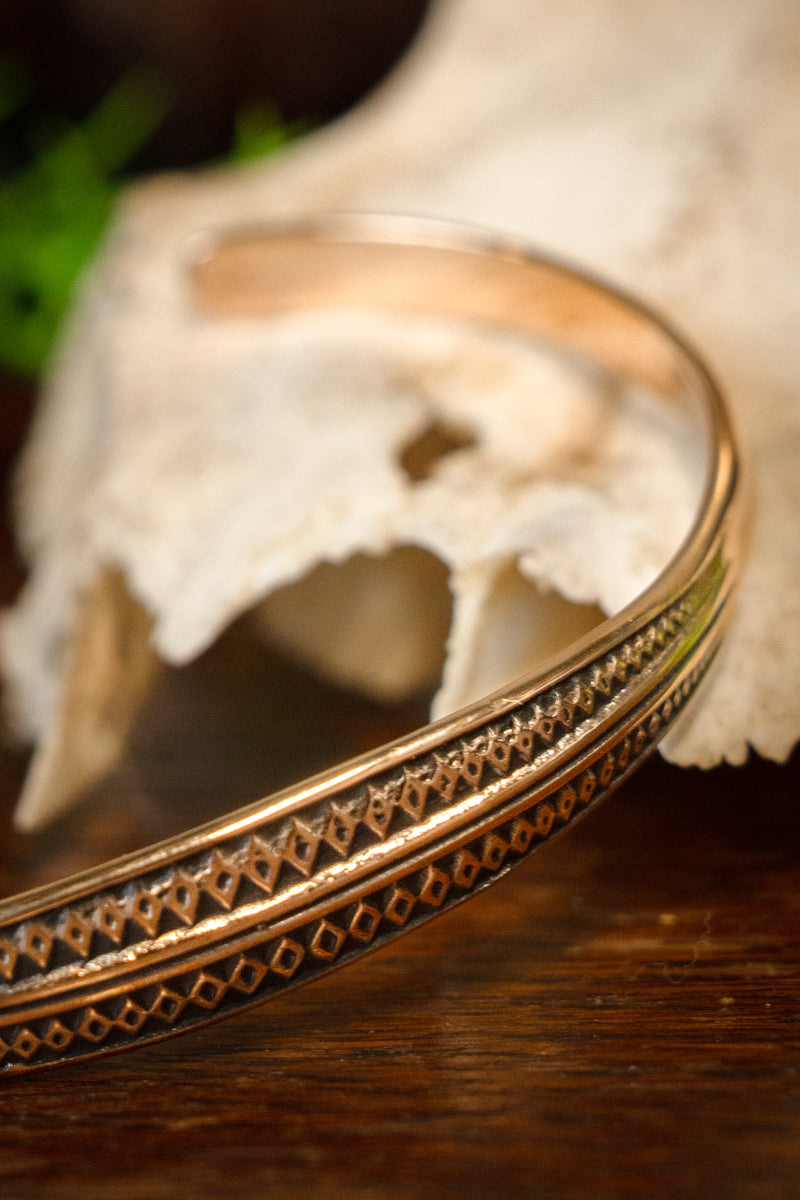 Geometrische Armband, Bronze 