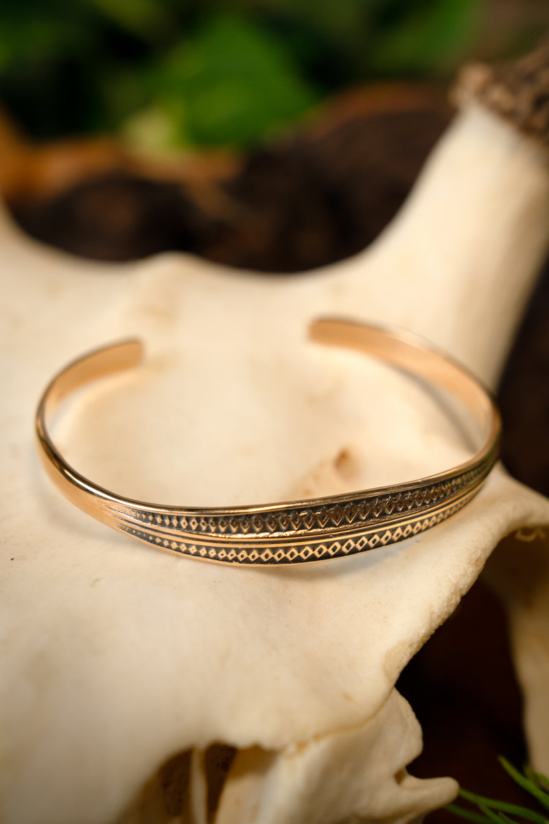 Geometrische Armband, Bronze 