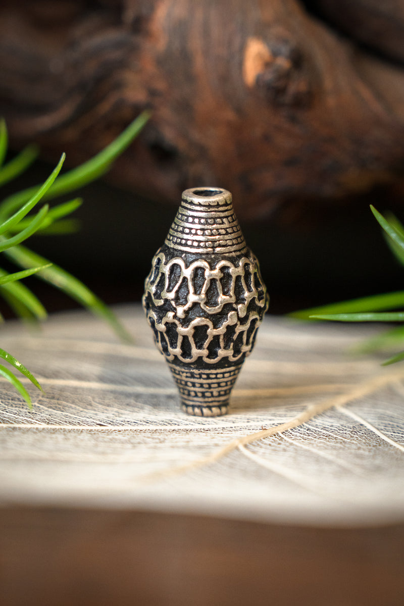 Viking perle Sverige, sølvbelagt bronze