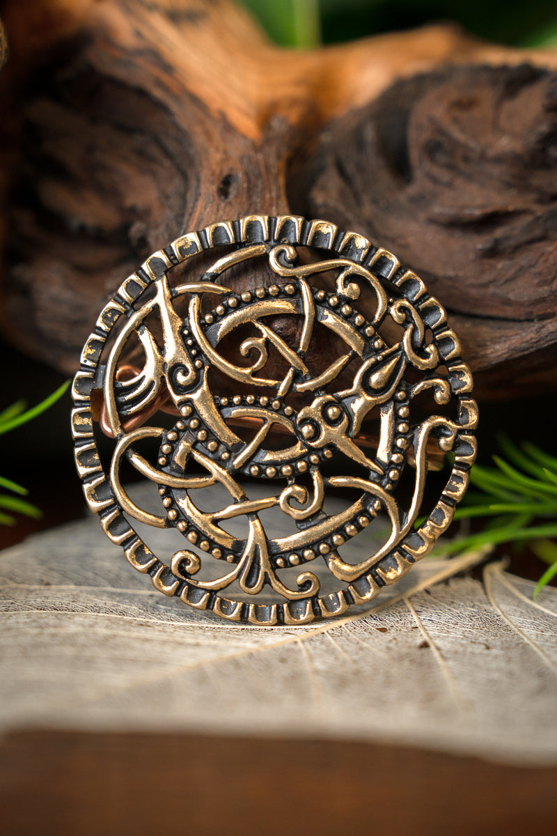 Pitney broche, brons