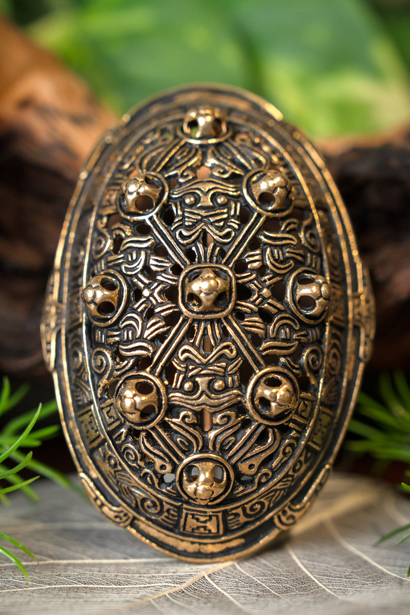 Viking tortuga broche British Museum, bronce, precio por pieza 