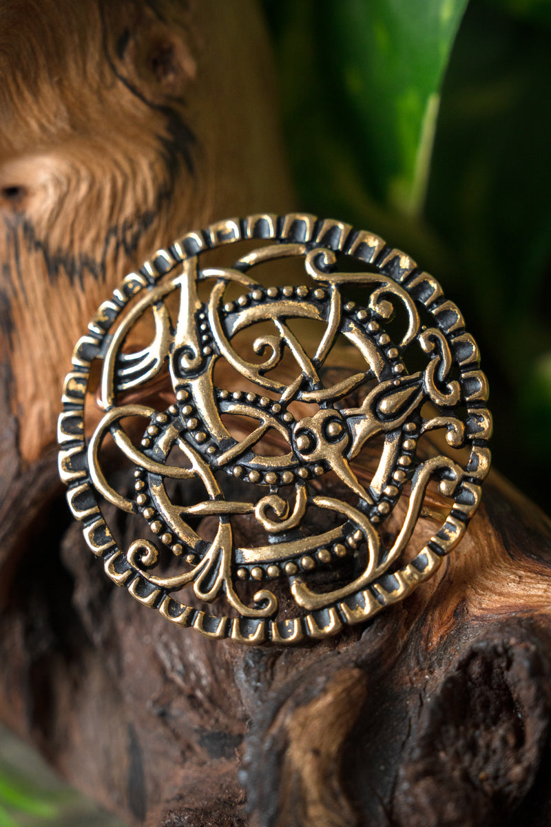 Pitney broche, brons