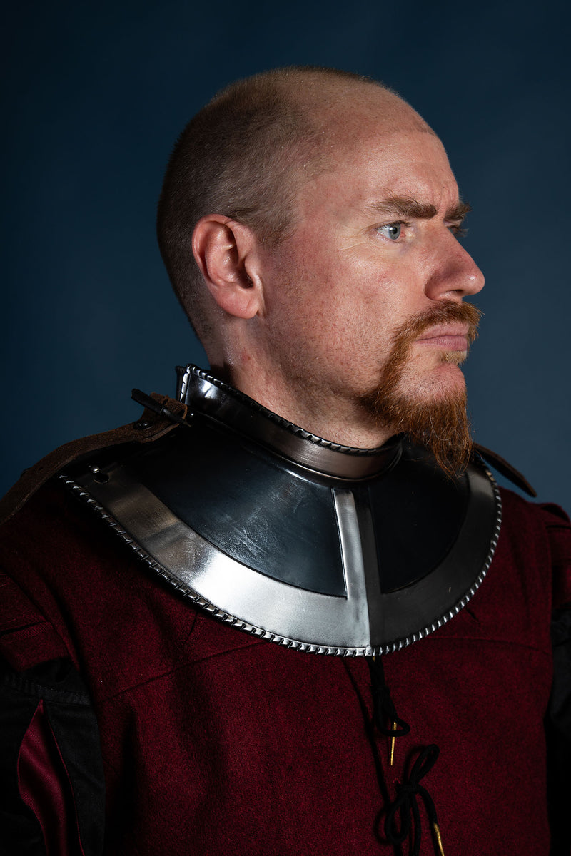 16e eeuwse Gorget Kaspar gebronsd, 1.2 mm