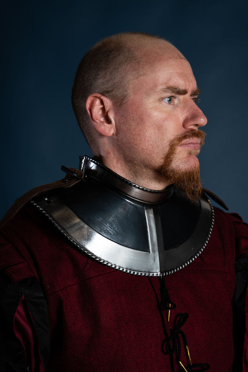 16e eeuwse Gorget Kaspar gebronsd, 1.2 mm