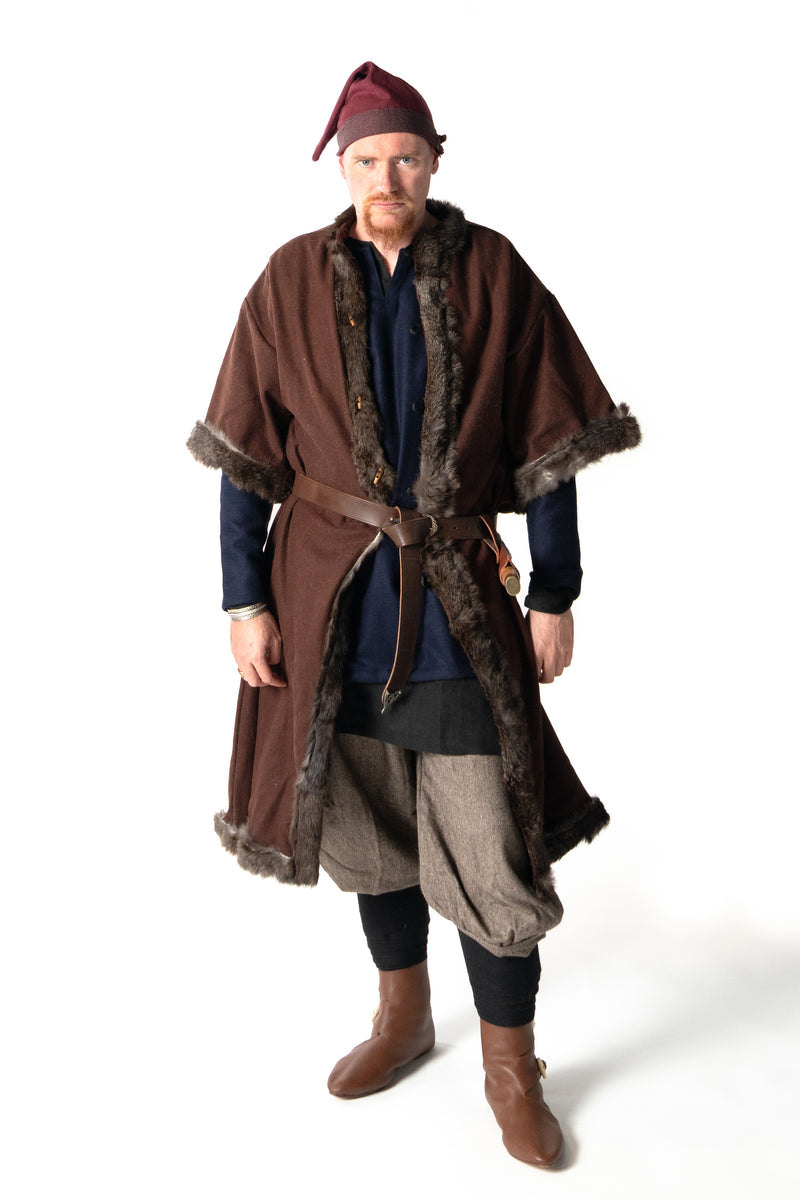 Viking muts Toki, bordeauxrood