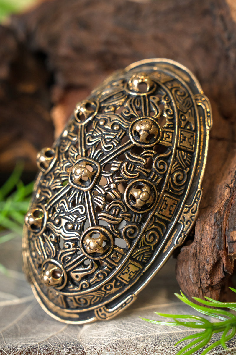 Viking tortuga broche British Museum, bronce, precio por pieza 