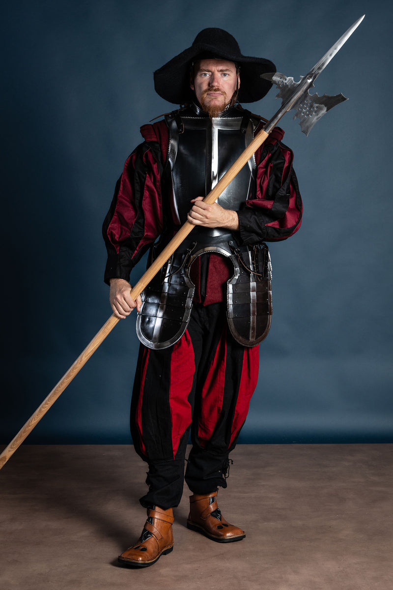 16th century cuirass Kaspar, bronzed, 1.2 mm