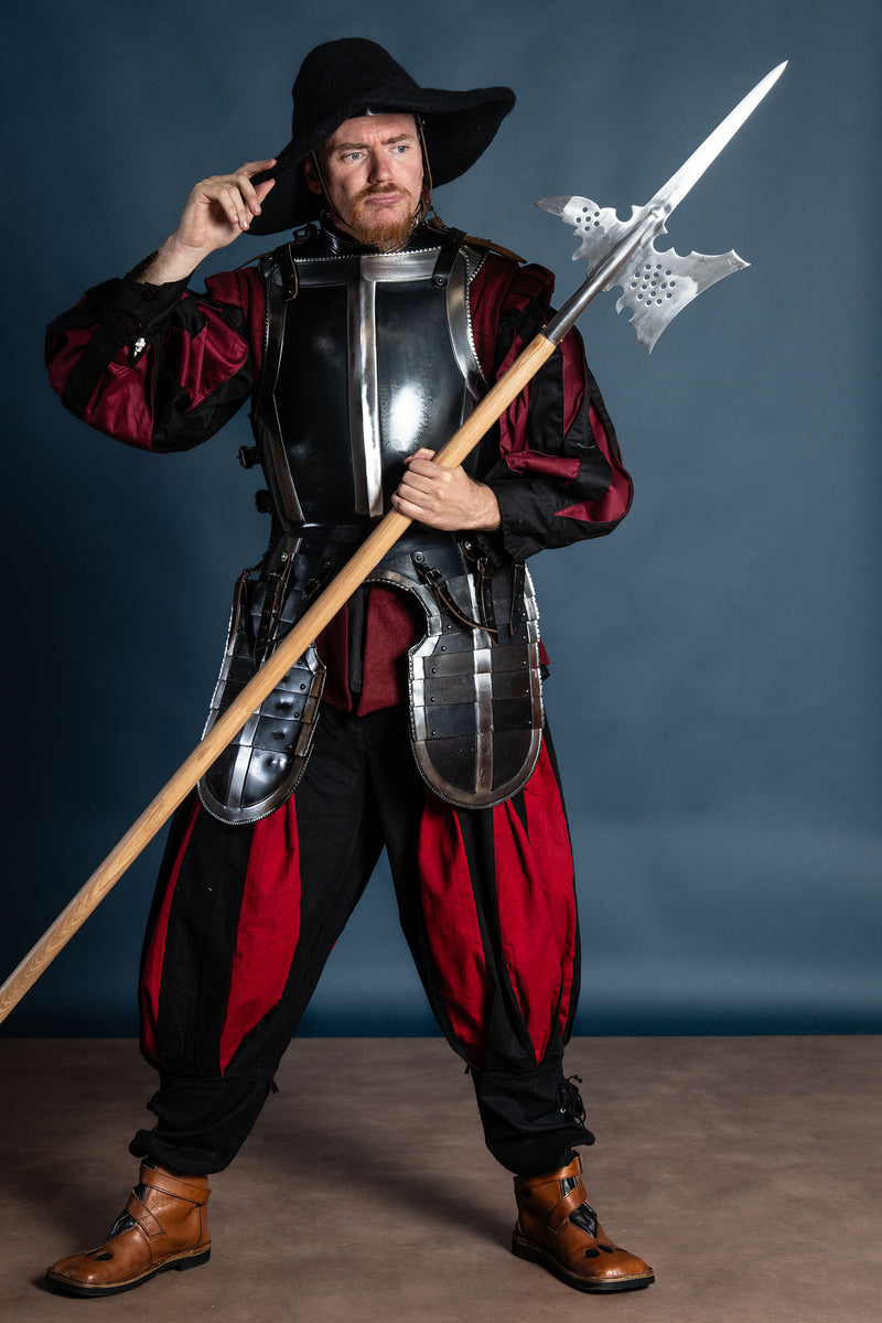 16th century cuirass Kaspar, bronzed, 1.2 mm