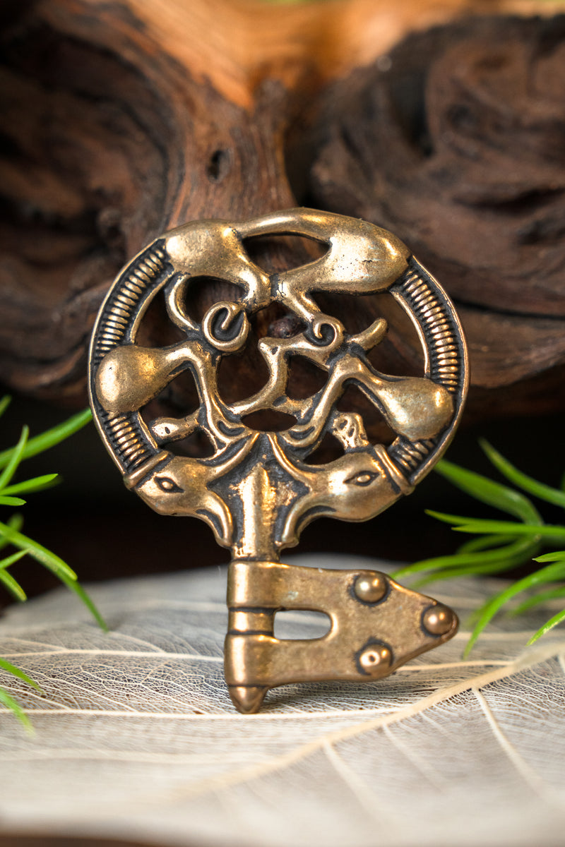 Chiave vichinga Klyne Mose, bronzo 