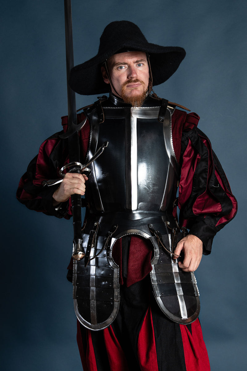 Tassets Kaspar gebronsd, 1,2 mm 