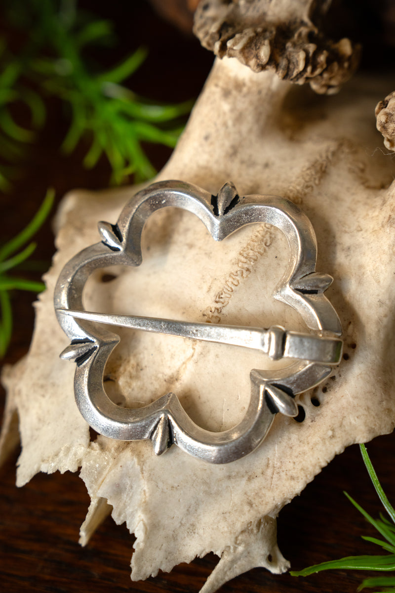 14 -wieczna broszka gotycka, srebra