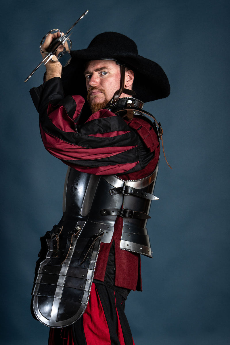 16e eeuwse Gorget Kaspar gebronsd, 1.2 mm