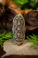 Birka Viking fibula, brons 
