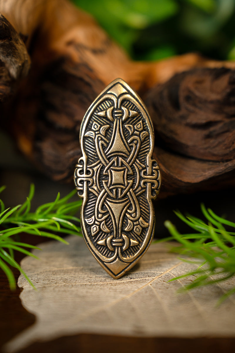 Birka Viking fibula, brons 
