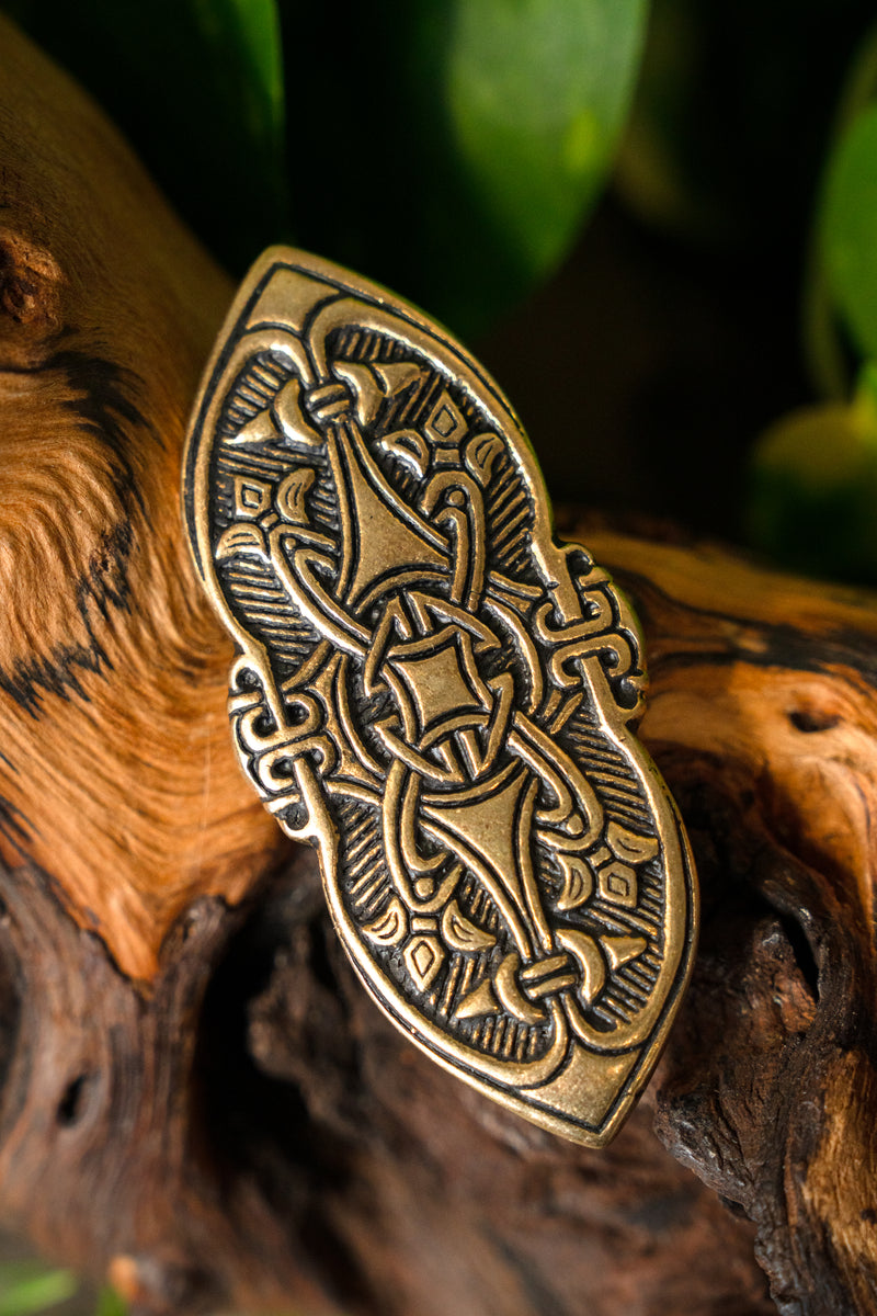 Birka Viking fibula, brons 