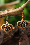 Magyarische oorbellen, brons