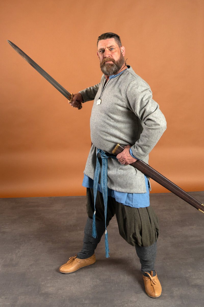 Linne Vikingbyxor Odin, olivgrön 