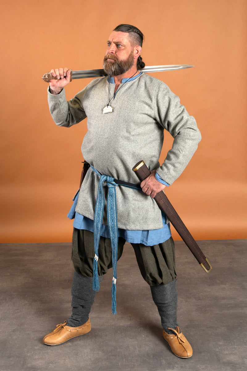 Viking riem Caja, blauw, 235 cm