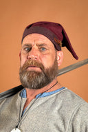 Viking muts Toki, bordeauxrood