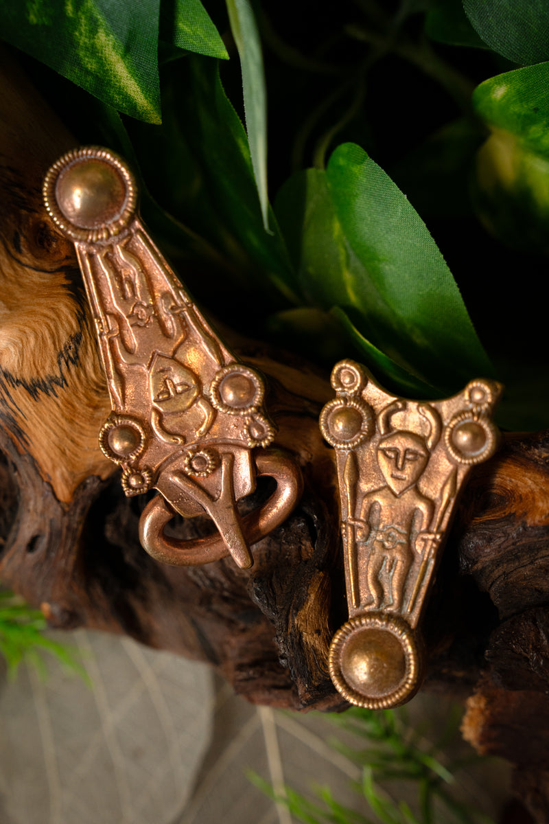 Viking riemgesp en riemeinde Odin