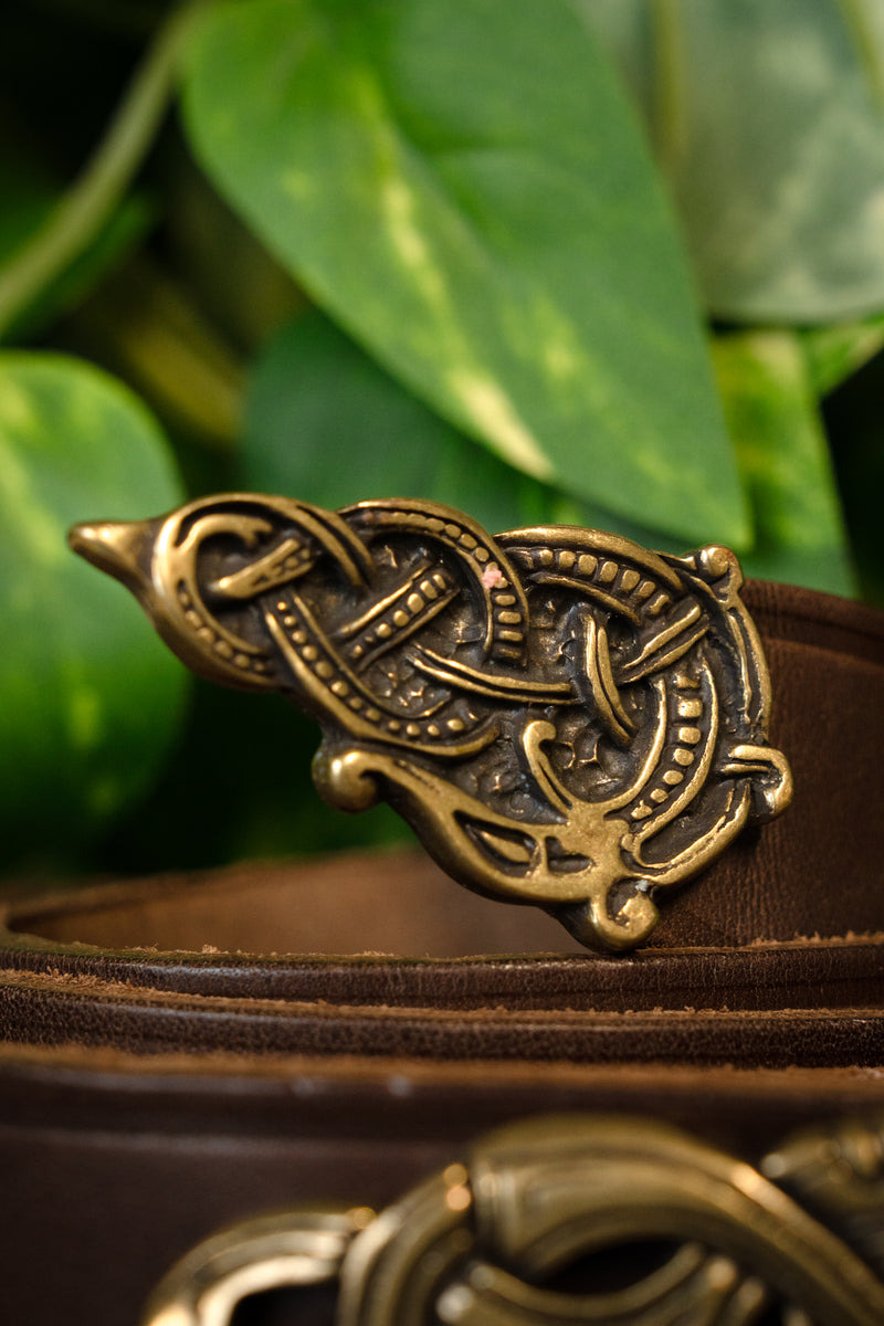 Vikingriem Ringerike stijl, 165 cm, bruin