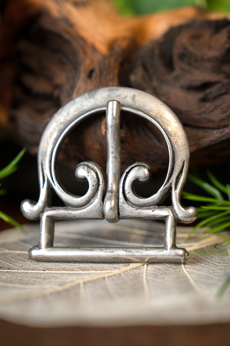 Romano hebilla, siglo I d.C., plateado 