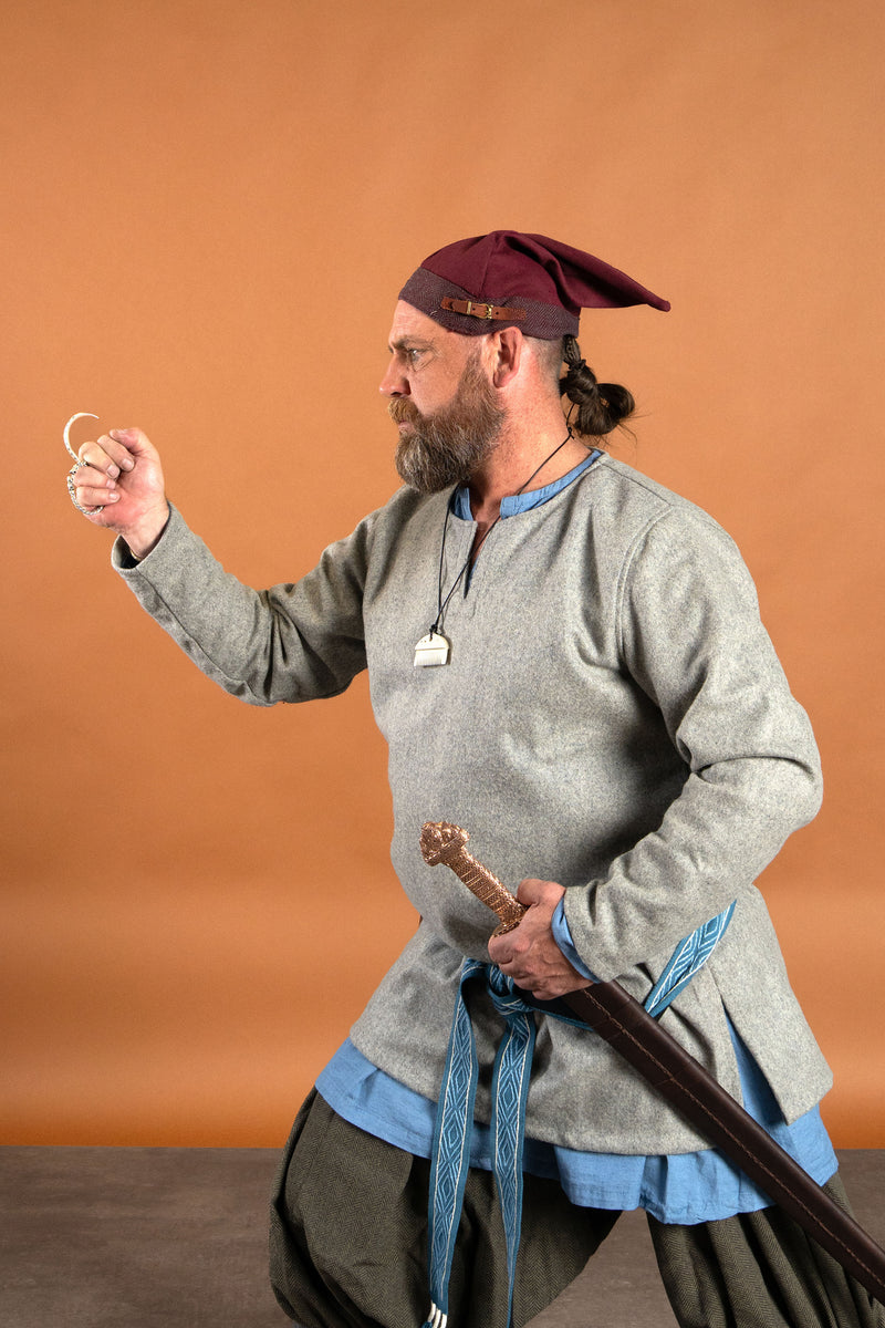 Tuniek Lodin, grijs, wolmix