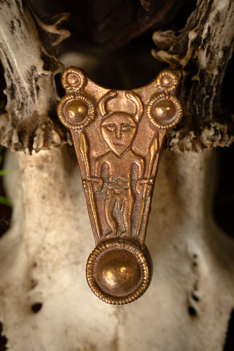 Viking riemgesp en riemeinde Odin