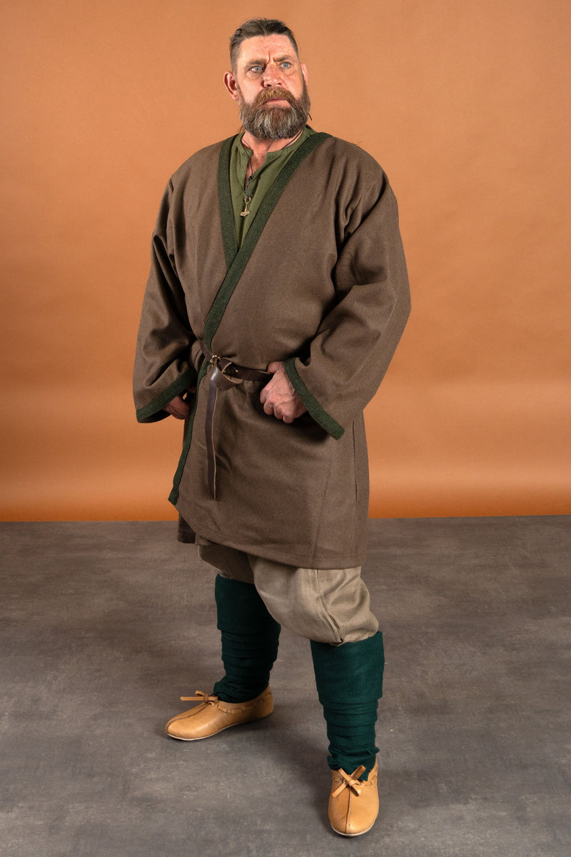 Linnen Viking tuniek Ragnar, groen