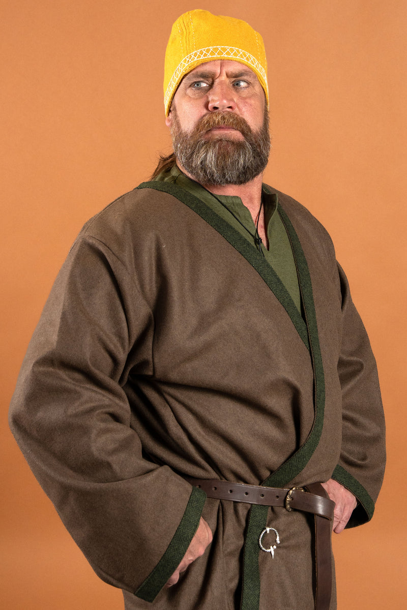 Rusvik spilla, bronzo argentato 