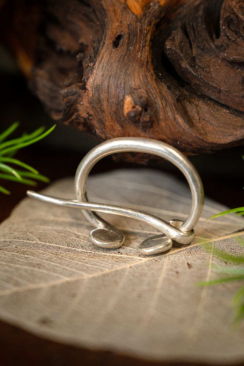 Kleine Ringfibel Birka, versilberte Bronze 