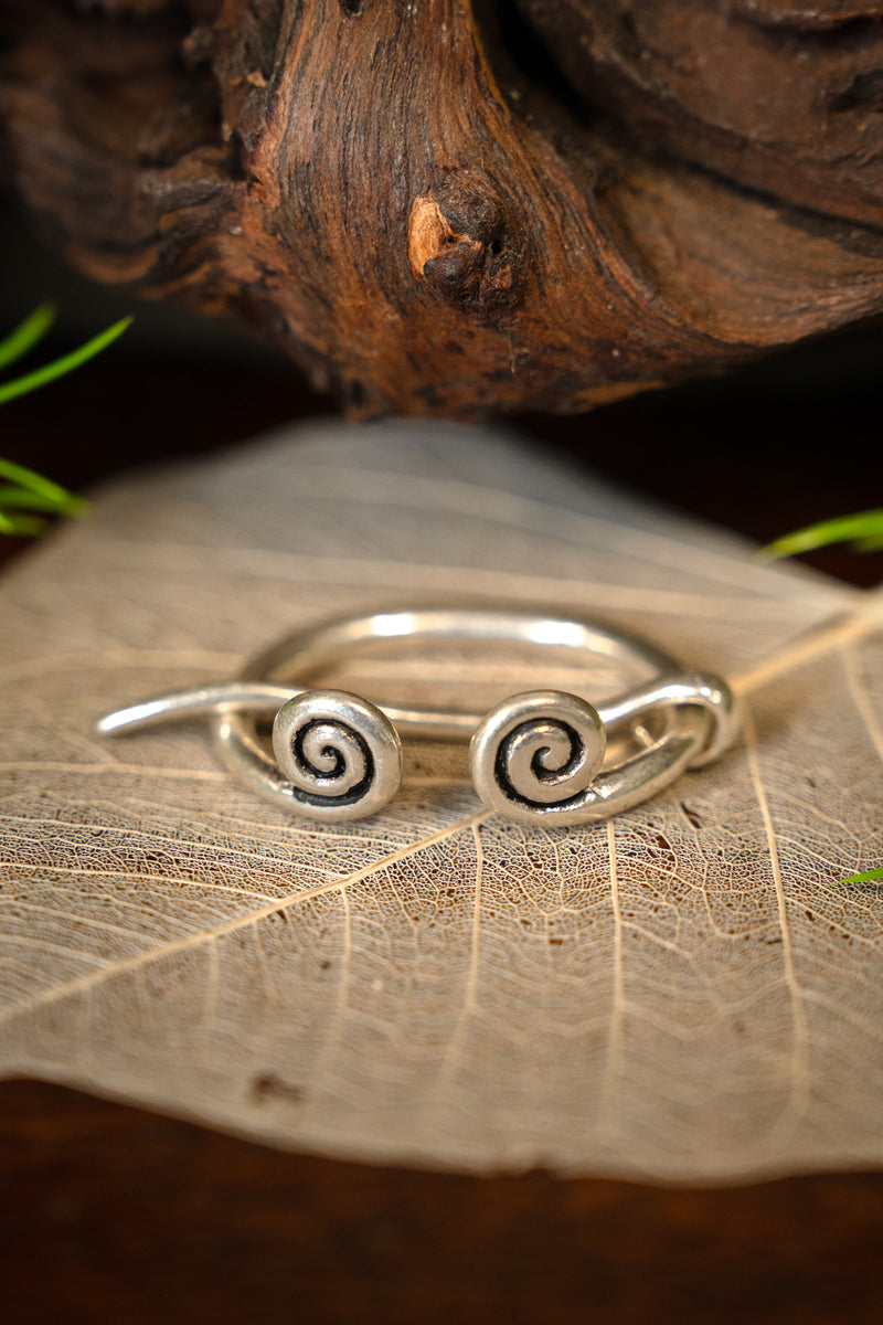 Kleine Ringfibel Birka, versilberte Bronze 