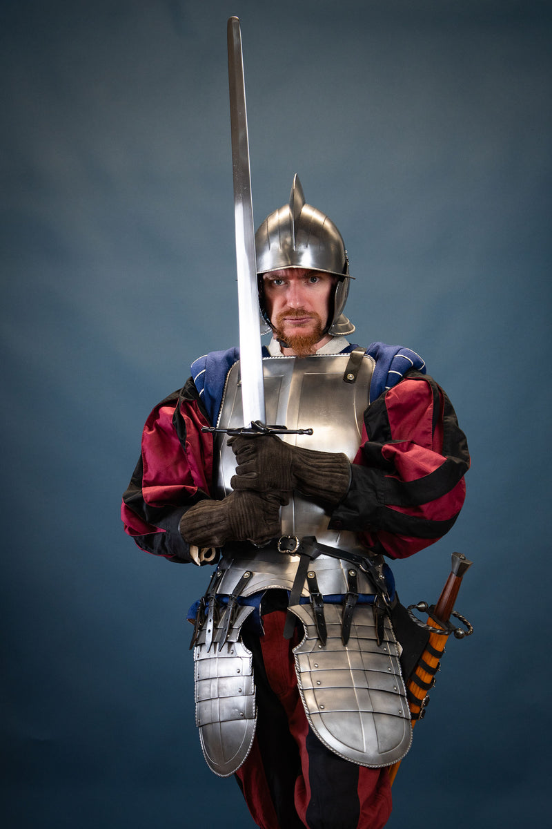 National Servant Shirt Tom, sort/rød