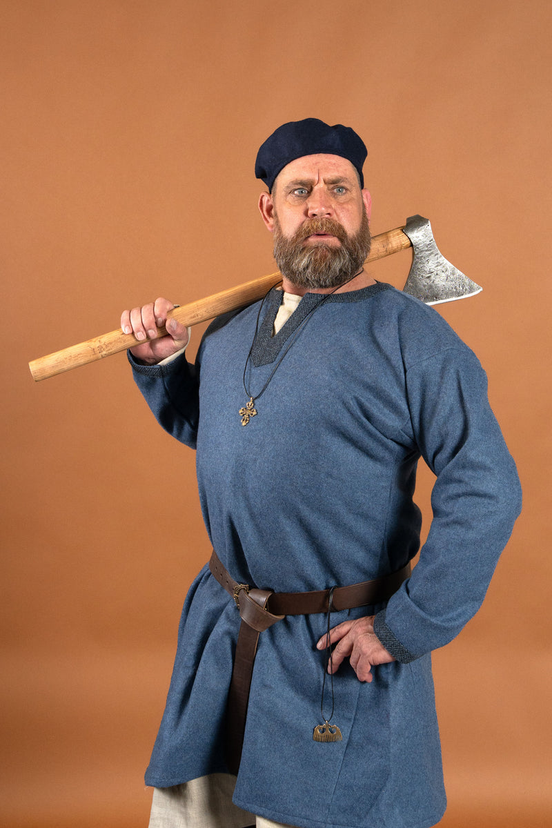 Hat Hugo, blue, wool blend