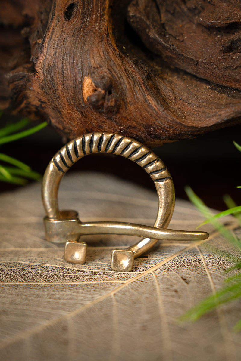 Rusvik hoefijzerfibula, brons