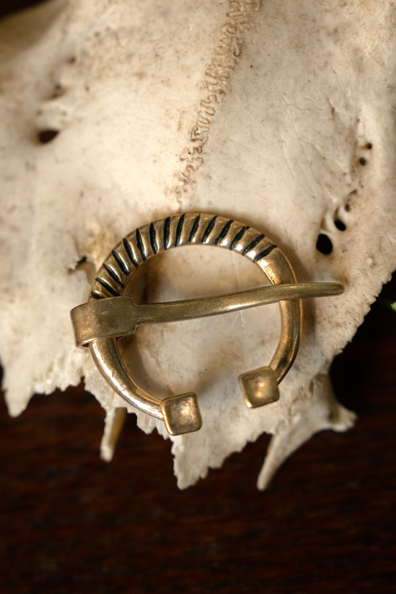 Rusvik hoefijzerfibula, brons